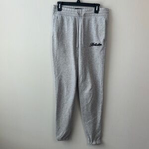 Hollister Light Gray warm winter Joggers size medium